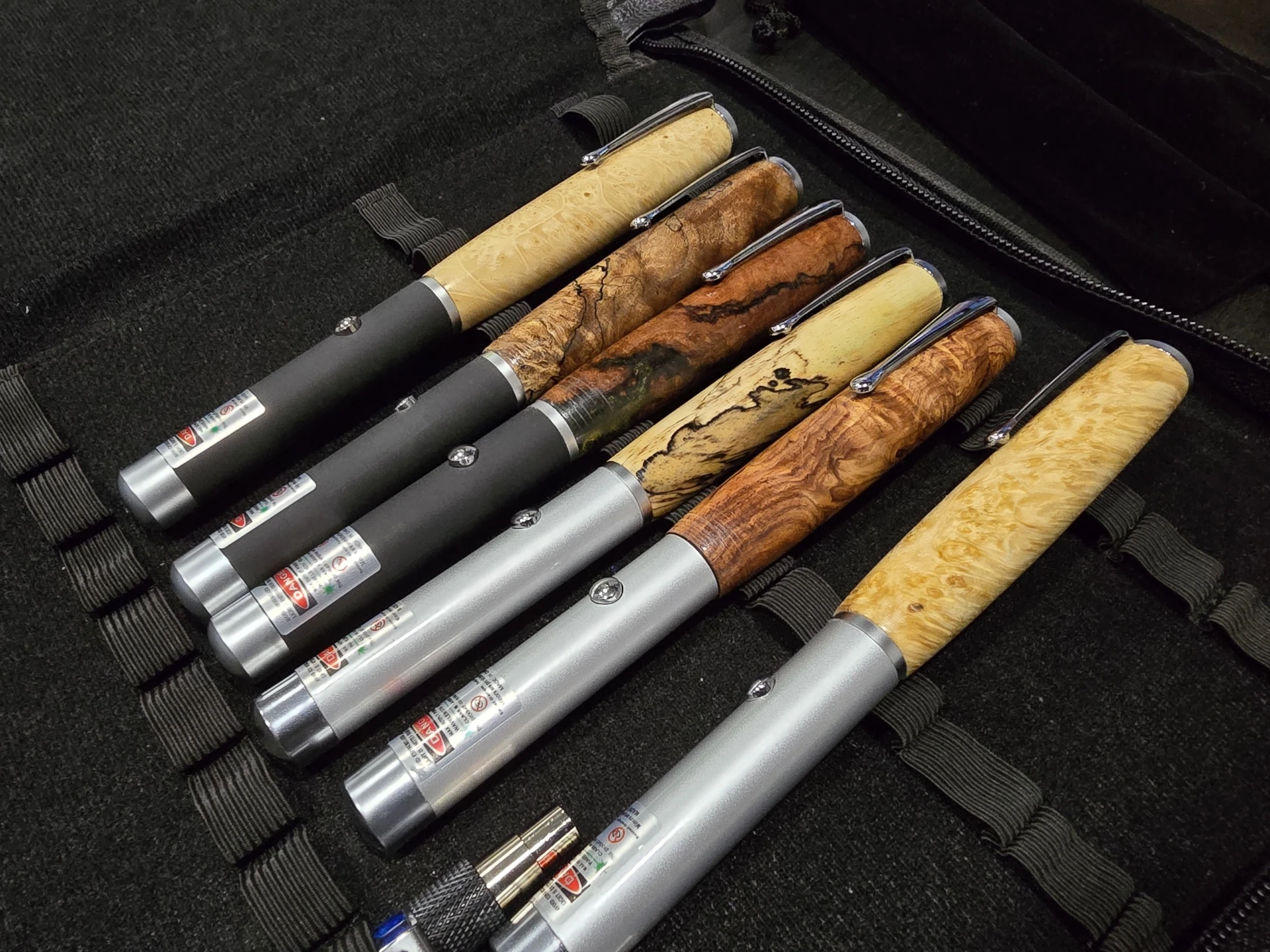 Figured Wood Laser Pointers