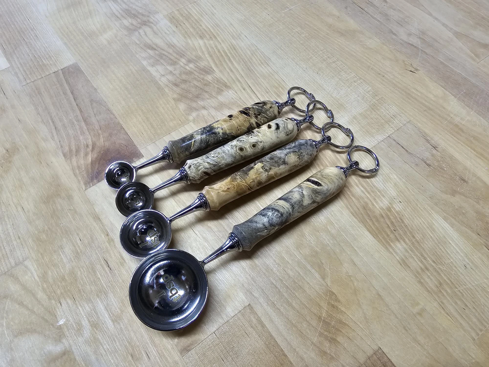 Maple Measuring Spoon Set
