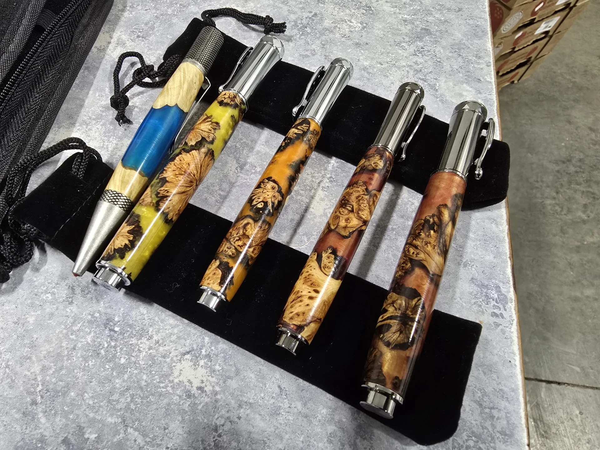 Resin pen collection